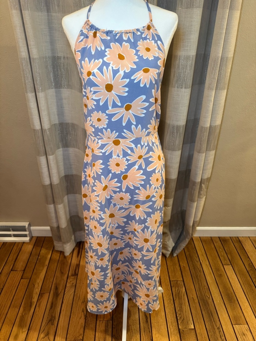 Lily Rose Gray and Peach Floral Top